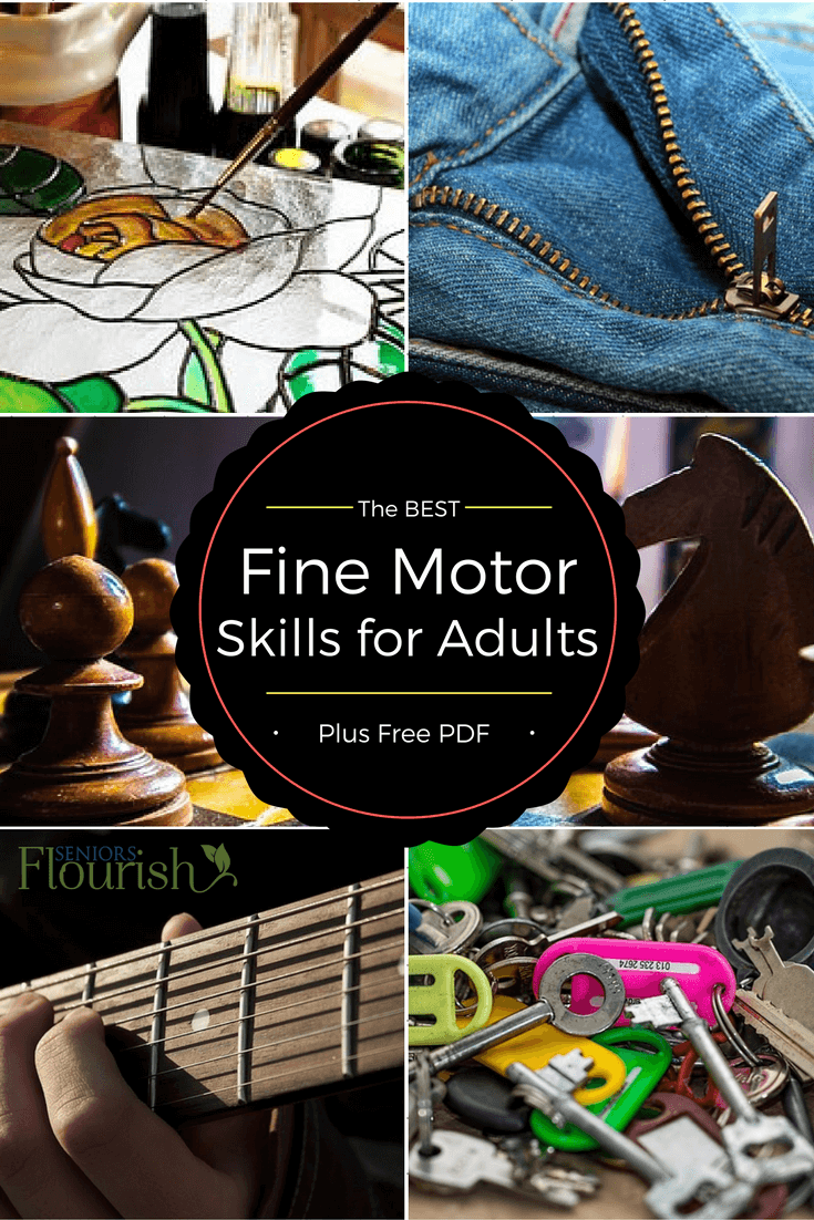 Get some new ideas with this HUGE list of fine motor activities when working with adults | OTflourish.com #OT #geriatricOT