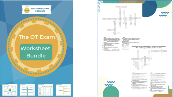 NBCOT exam study worksheets and get an extra 10% off using code: FLOURISH10
