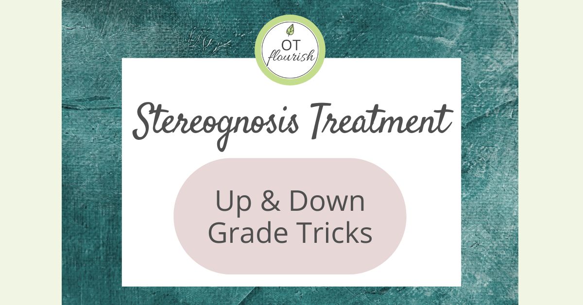 Stereognosis Intervention in OT: How to Up & Down Grade | OTflourish.com