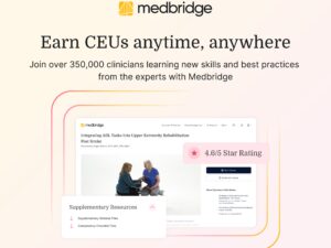 Medbridge Promo code: FLOURISH for $101 off unlimited occupational therapy CEUs | OTflourish.com