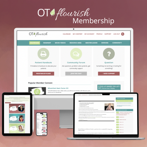 NEW To Working with Older Adults in OT? OT Flourish supports OTPs new to working in skilled nursing and home health occupational therapy.